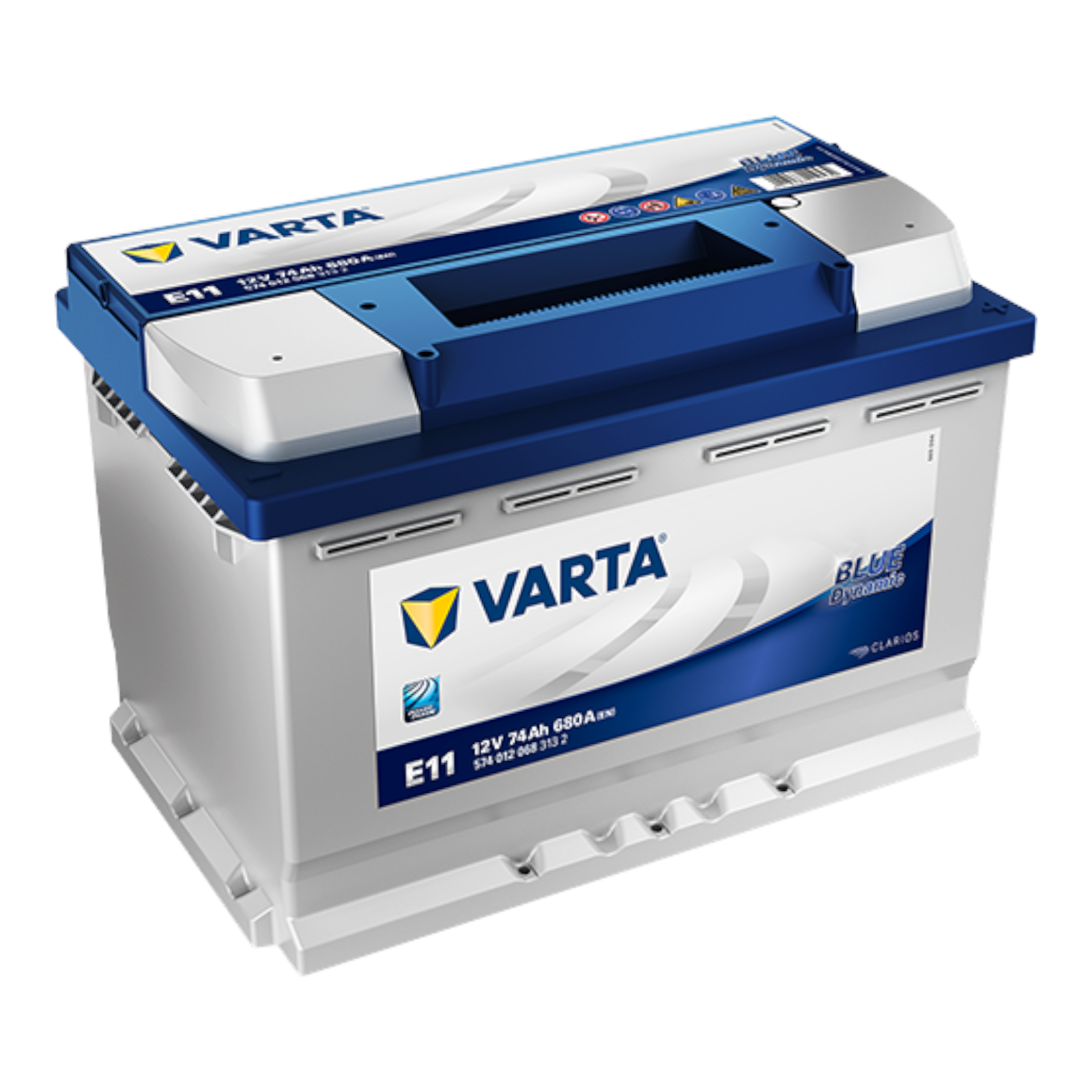 BATTERIA VARTA BLUE DYNAMIC E11 74Ah 680A